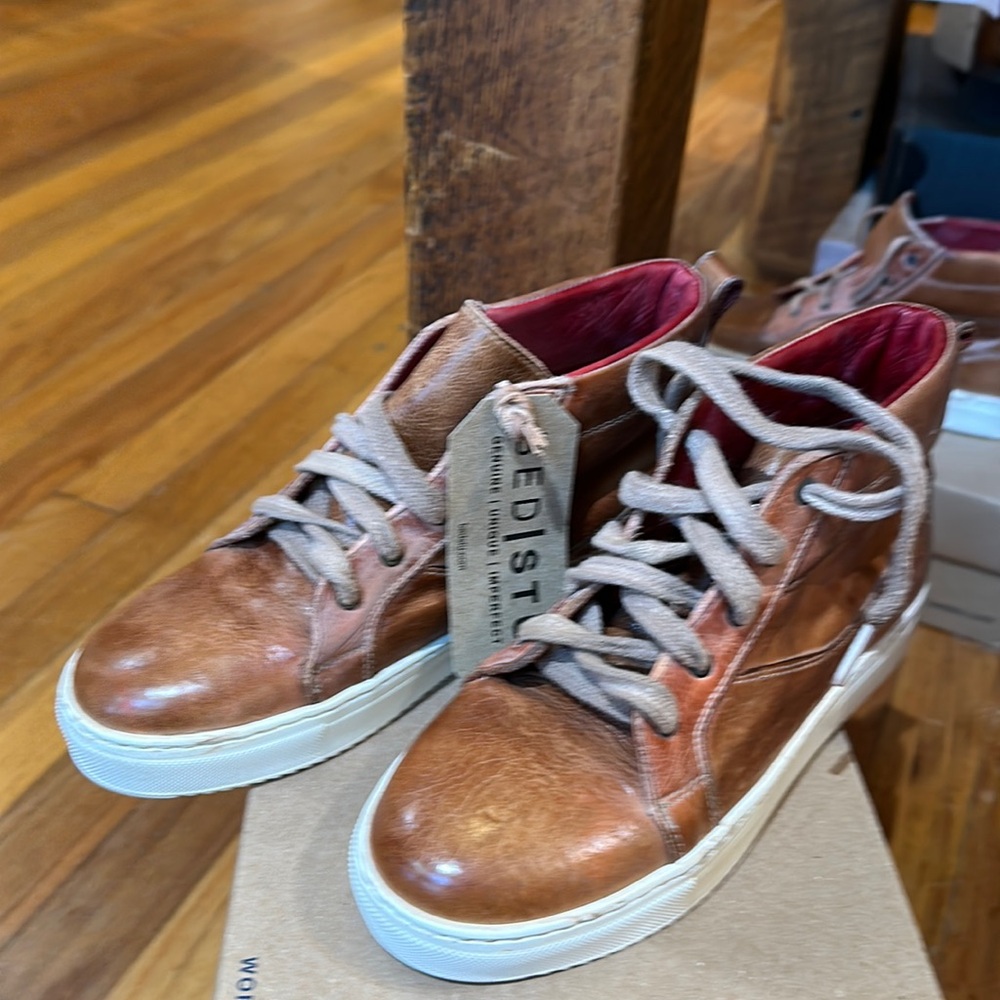 BedStu Rossellini Ankle Boots Teak Rustic 6
